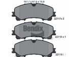 Bendix Braking BPD1313 Set Di Pastiglie Freno, Freno A Disco Oe D10603WU0A Compatibile Con X-Trail, Koleos
