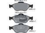 Bendix Braking BPD1608 Set Pastiglie Freno, Freno A Disco Oe 044650D120 Compatibile Con Yaris