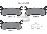 Bendix Braking BPD1965 Set Pastiglie Freno, Freno A Disco Oe 1U002648Z Compatibile Con MX-5