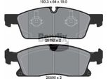 Bendix Braking BPD2329 Set Di Pastiglie Freno, Freno A Disco Oe 00K68052369AB Compatibile Con Cherokee