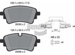Bendix Braking BPD1648 Set Di Pastiglie Freno, Freno A Disco Oe 4N0698451D Compatibile Con A4 8W, A5 F5, A6 4A, A7 4K, A8 4N, Q5, Q7, Touareg