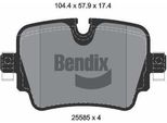 Bendix Braking BPD2253 Set Di Pastiglie Freno, Freno A Disco Oe C2D40929 Compatibile Con F-Type, Xj