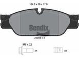 Bendix Braking BPD2063 Set Di Pastiglie Freno, Freno A Disco Oe C2C15990 Compatibile Con S-Type, Xj