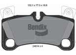 Bendix Braking BPD2180 Set Pastiglie Freno, Freno A Disco Oe 7L0698451C Compatibile Con Q7, Cayenne, Touareg