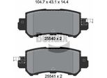 Bendix Braking BPD2252 Set Di Pastiglie Freno, Freno A Disco Oe DAY32648Z Compatibile Con CX-3, CX-5
