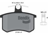 Bendix Braking BPD1753 Set Di Pastiglie Freno, Freno A Disco Oe 60743565 Compatibile Con Alf. 164, A4 8D, A6 4A, A8 4D, Croma, Thema