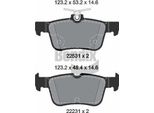 Bendix Braking BPD2373 Set Di Pastiglie Freno, Freno A Disco Oe 2110582 Compatibile Con Kuga, Mondeo