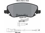 Bendix Braking BPD2040 Set Di Pastiglie Freno, Freno A Disco Oe 71770979 Compatibile Con Thesis