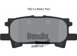 Bendix Braking BPD2071 Set Di Pastiglie Freno, Freno A Disco Oe 0446648030 Compatibile Con Rx