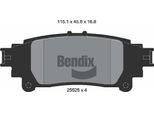 Bendix Braking BPD2249 Set Di Pastiglie Freno, Freno A Disco Oe 0446630280 Compatibile Con Gs, Is, Rc