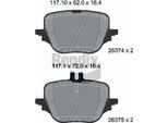 Bendix Braking BPD1658 Set Di Pastiglie Freno, Freno A Disco Oe 0004204103 Compatibile Con Classe S