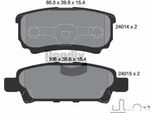 Bendix Braking BPD2079 Set Di Pastiglie Freno, Freno A Disco Oe 05191271AA Compatibile Con Chry. 200, Sebring, Compass, Patriot, Lancer, Outlander