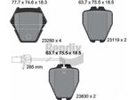 Bendix Braking BPD1955 Set Di Pastiglie Freno, Freno A Disco Oe 3D0698151B Compatibile Con A4 8D, A6 4B, Passat 3B, Phaeton