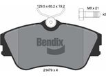 Bendix Braking BPD1798 Set Di Pastiglie Freno, Freno A Disco Oe 701698151D Compatibile Con California T4, Transporter Iv