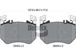 Bendix Braking BPD2368 Set Di Pastiglie Freno, Freno A Disco Oe 0004203603 Compatibile Con Classe S