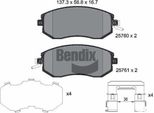 Bendix Braking BPD2267 Set Di Pastiglie Freno, Freno A Disco Oe 26296AJ02A Compatibile Con Gt 86
