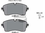 Bendix Braking BPD2359 Set Di Pastiglie Freno, Freno A Disco Oe J9C7133 Compatibile Con E-Pace
