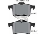 Bendix Braking BPD2224 Set Di Pastiglie Freno, Freno A Disco Oe C2D3792 Compatibile Con Xf, Xj, Xk