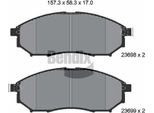 Bendix Braking BPD1552 Set Di Pastiglie Freno, Freno A Disco Oe 41060AT0J Compatibile Con Pathfinder