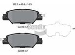 Bendix Braking BPD1883 Set Pastiglie Freno, Freno A Disco Oe KAY02648Z Compatibile Con CX-5