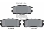 Bendix Braking BPD1241 Set Di Pastiglie Freno, Freno A Disco Oe 19171816 Compatibile Con Captiva, Equinox, Antara
