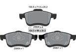 Bendix Braking BPD2275 Set Di Pastiglie Freno, Freno A Disco Oe 68211488AA Compatibile Con 500L