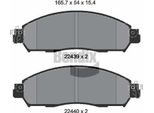 Bendix Braking BPD2320 Set Di Pastiglie Freno, Freno A Disco Oe AY040NS178 Compatibile Con Leaf, NV200