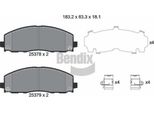 Bendix Braking BPD2244 Set Di Pastiglie Freno, Freno A Disco Oe 7B0698151E Compatibile Con Voyager, Freemont, Routan