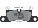 Bendix Braking BPD2321 Set Di Pastiglie Freno, Freno A Disco Oe 99135293902 Compatibile Con Boxster, Cayman, 911, Cayenne