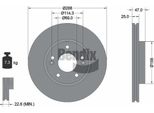 Bendix Braking BDS1542 Disco Freno Oe 51712G4000 Compatibile Con I30, Ceed, Proceed