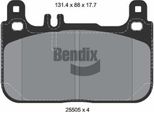 Bendix Braking BPD2245 Set Di Pastiglie Freno, Freno A Disco Oe 0004203405 Compatibile Con Classe S