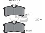Bendix Braking BPD2078 Set Di Pastiglie Freno, Freno A Disco Oe 0446602010 Compatibile Con Avensis, Corolla