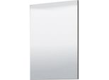 Dmora Specchio Telgate 55X81H Cm Beige, Kit Fissaggio A Muro Incluso Forma Rettangolare