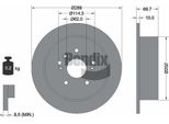 Bendix Braking BDS1807 Disco Freno Oe 424310E010 Compatibile Con Rx