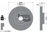 Bendix Braking BDS1922HC Disco Freno Oe 1724210600 Compatibile Con Cls, Classe E, Classe S, Sl, Slc, Slk