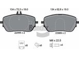 Bendix Braking BPD2318 Set Di Pastiglie Freno, Freno A Disco Oe 0004206902 Compatibile Con Classe A, Classe B, Cla, Gla