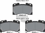 Bendix Braking BPD2367 Set Di Pastiglie Freno, Freno A Disco Oe 446552370 Compatibile Con Yaris