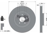 Bendix Braking BDS2308 Disco Freno Oe 51712C5700 Compatibile Con Santa Fe, Sorento