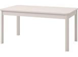 Dmora Tavolo Fisso Tonara 160X91X77H Cm Bianco, 6 Posti Forma Rettangolare