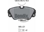 Bendix Braking BPD1784 Set Di Pastiglie Freno, Freno A Disco Oe 1605004 Compatibile Con Omega, Senator