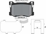 Bendix Braking BPD2301 Set Di Pastiglie Freno, Freno A Disco Oe 581012MA90 Compatibile Con Equus, Genesis