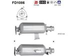As FD1086 Filtro Antiparticolato/Filtro Antiparticolato, Impianto Di Scarico Oe LR056206 Compatibile Con Discovery, Range Rover