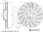 Blue Print ADBP430142 Disco Freno Oe 34106887658 Compatibile Con Serie 5 G30, Serie 5 G31, Serie 6 G32, Serie 7 G11, Serie 8 F91, Serie 8 F92, Serie 8 F93, X6