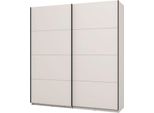 Dmora Guardaroba Grande Cariano 195X218H Cm Bianco Opaco, 2 Ripiani Appendiabiti