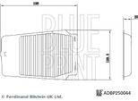 Blue Print ADBP250044 Filtro Aria Abitacolo Oe G92DH12050 Compatibile Con Ux, Corolla