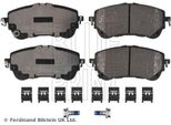 Blue Print ADBP420049 Set Di Pastiglie Freno, Freno A Disco Oe T044650247 Compatibile Con Corolla, Yaris