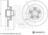 Blue Print ADBP430172 Disco Freno Oe 432027306R Compatibile Con Espace