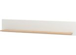 Dmora Mensola Saturnia 150X20X25H Cm Bianco, Un Ripiano
