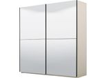 Dmora Guardaroba Grande Ponso 217X210H Cm Bianco, Appendiabiti 8 Ripiani