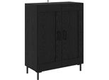 Maison Exclusive - Credenza Effetto Rovere Nero 69,5 X 34 X 90 Cm